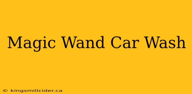 Magic Wand Car Wash