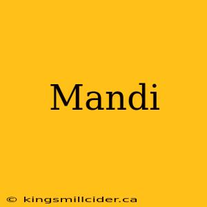 Mandi