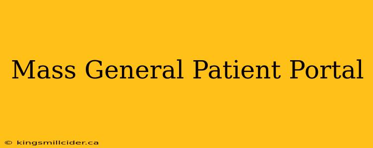 Mass General Patient Portal