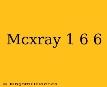 Mcxray 1 6 6