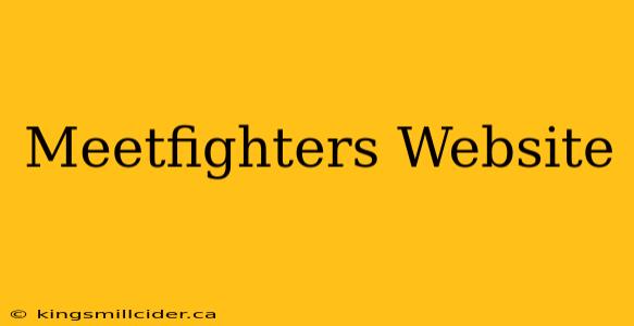 Meetfighters Website