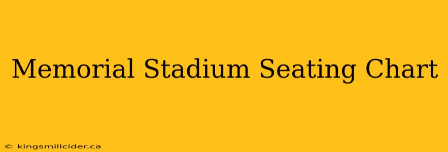 Memorial Stadium Seating Chart