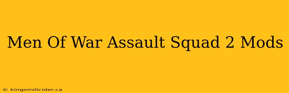 Men Of War Assault Squad 2 Mods