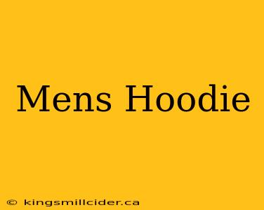 Mens Hoodie