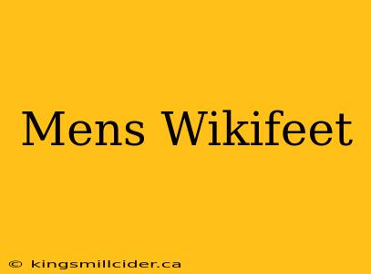 Mens Wikifeet