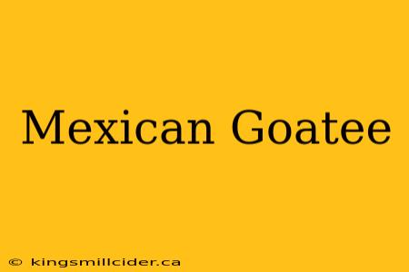 Mexican Goatee