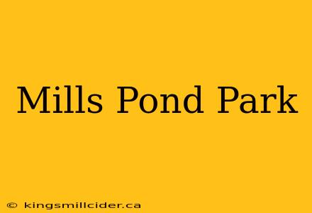 Mills Pond Park