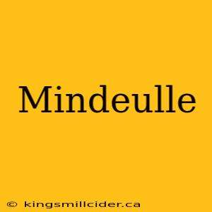 Mindeulle