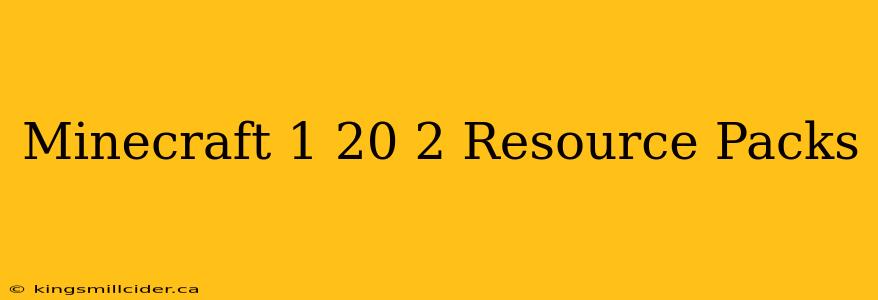 Minecraft 1 20 2 Resource Packs