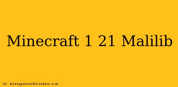 Minecraft 1 21 Malilib