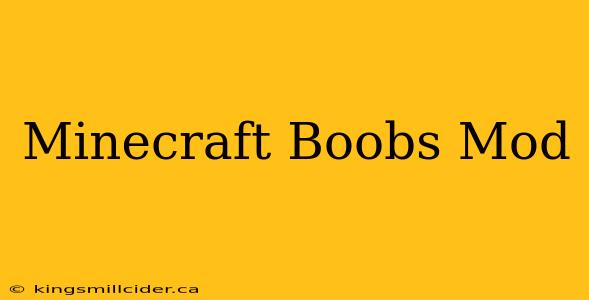 Minecraft Boobs Mod