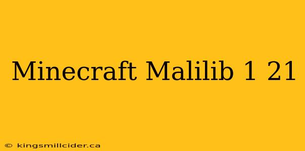 Minecraft Malilib 1 21