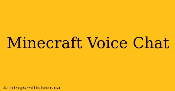 Minecraft Voice Chat