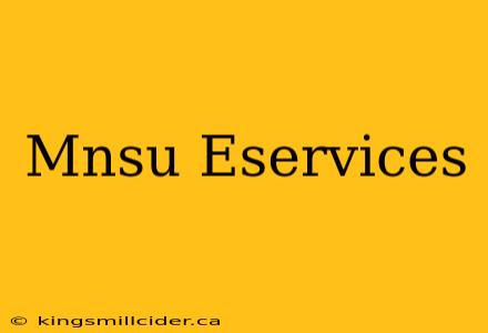 Mnsu Eservices