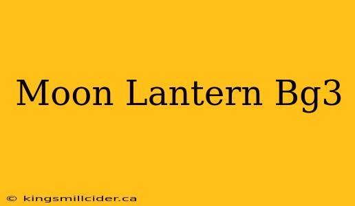 Moon Lantern Bg3