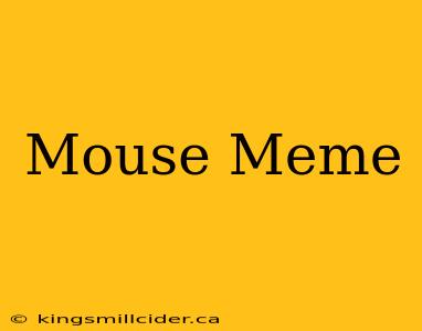 Mouse Meme