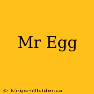 Mr Egg