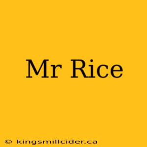 Mr Rice