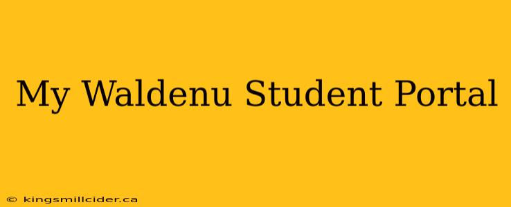 My Waldenu Student Portal