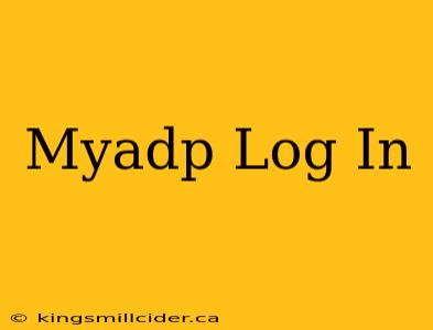 Myadp Log In