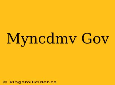 Myncdmv Gov