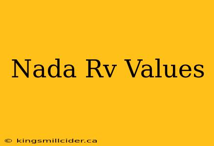 Nada Rv Values