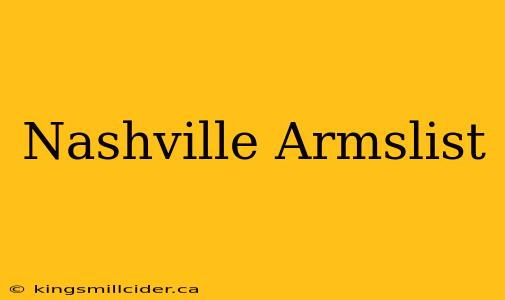 Nashville Armslist