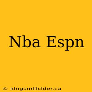 Nba Espn