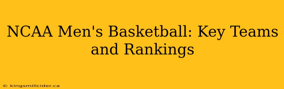 NCAA Men's Basketball: Key Teams and Rankings