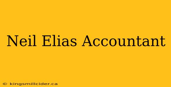 Neil Elias Accountant