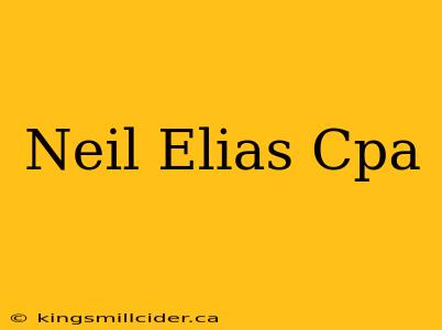 Neil Elias Cpa