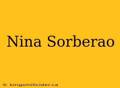 Nina Sorberao