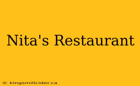 Nita's Restaurant