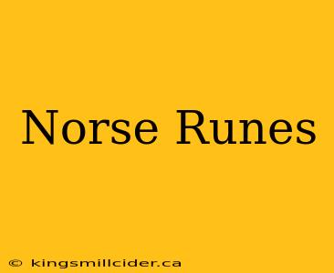 Norse Runes