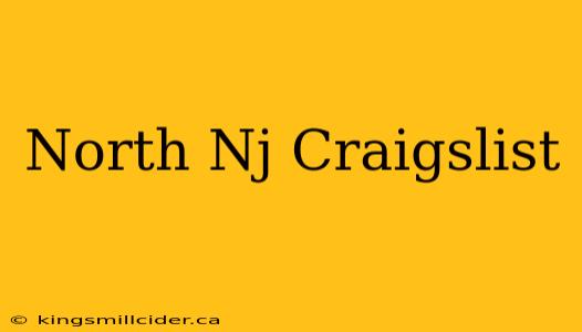 North Nj Craigslist