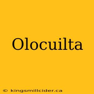 Olocuilta