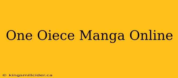 One Oiece Manga Online