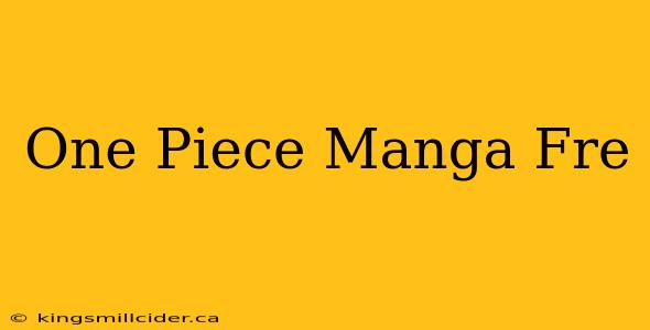 One Piece Manga Fre