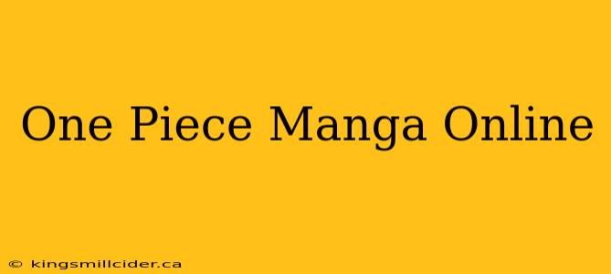 One Piece Manga Online