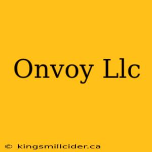 Onvoy Llc