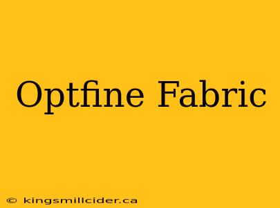 Optfine Fabric