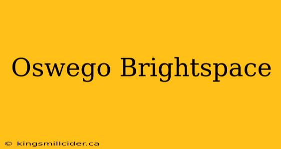 Oswego Brightspace