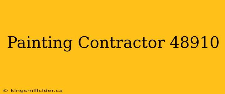 Painting Contractor 48910