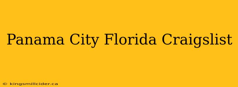 Panama City Florida Craigslist