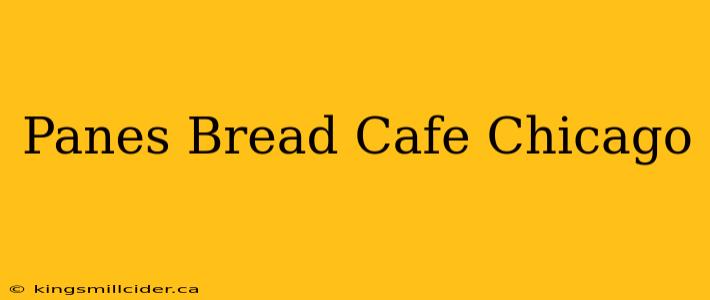 Panes Bread Cafe Chicago