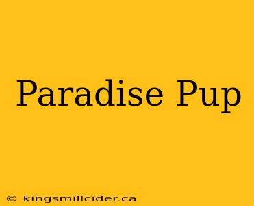 Paradise Pup