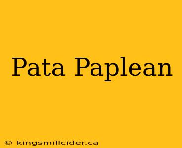 Pata Paplean