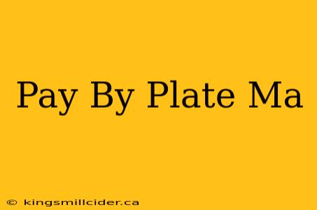 Pay By Plate Ma