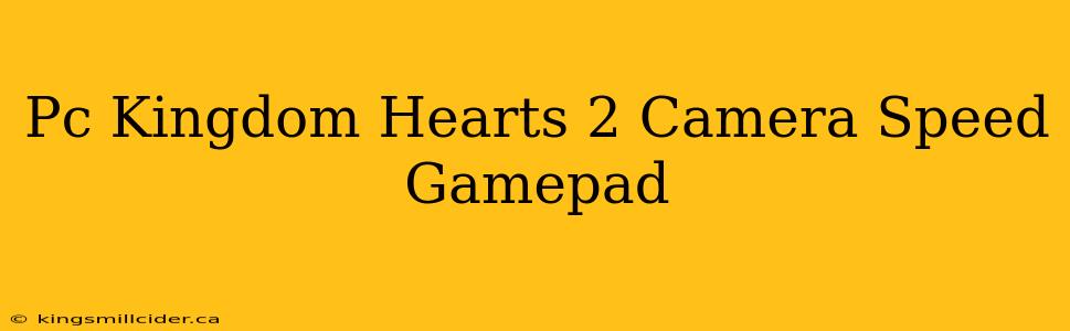 Pc Kingdom Hearts 2 Camera Speed Gamepad