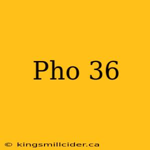 Pho 36